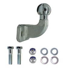 Boule D'attelage Rotule pour remorque ISO 50mm 2-trous 90mm R=3500kg + boulons