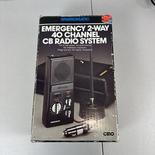 Sparkomatic Emergency 2-Way 40 Channel CB Radio System CB10  TESTED / WORKS  