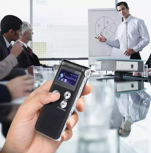 Digital Voice Recorder Dictaphone Audio Sound Recorder Mini Small Spy Lecture - Picture 10 of 13