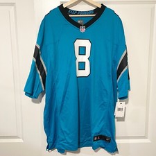Men's Nike NFL Jaycee Horn Blue Carolina Panthers Game Jersey Size 3XL
