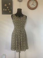Rene Derhy Beautiful Cotton Viscose Summer Dress Sz S