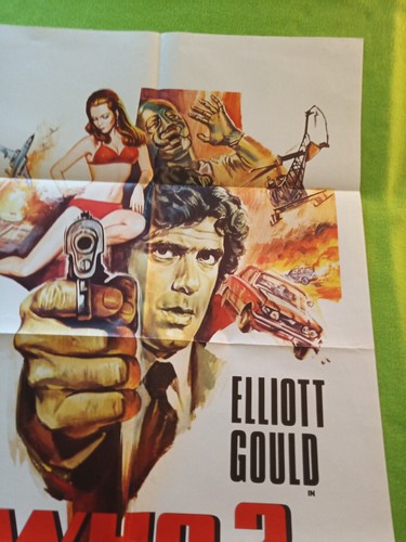 WHO? - Poster 1975 Movie Kino Lorber, Elliot Gould & Trevor Howard (41x27) - Picture 5 of 6