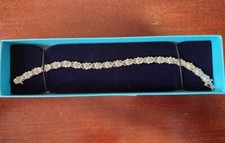 1 Carat Natural Diamond Bracelet In Sterling Silver, 7 Inches