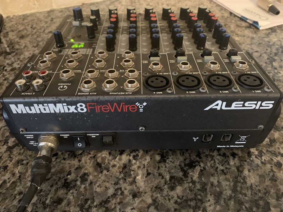Alesis Multimix8 Firewire Mixer with Power Supply Gently used for
