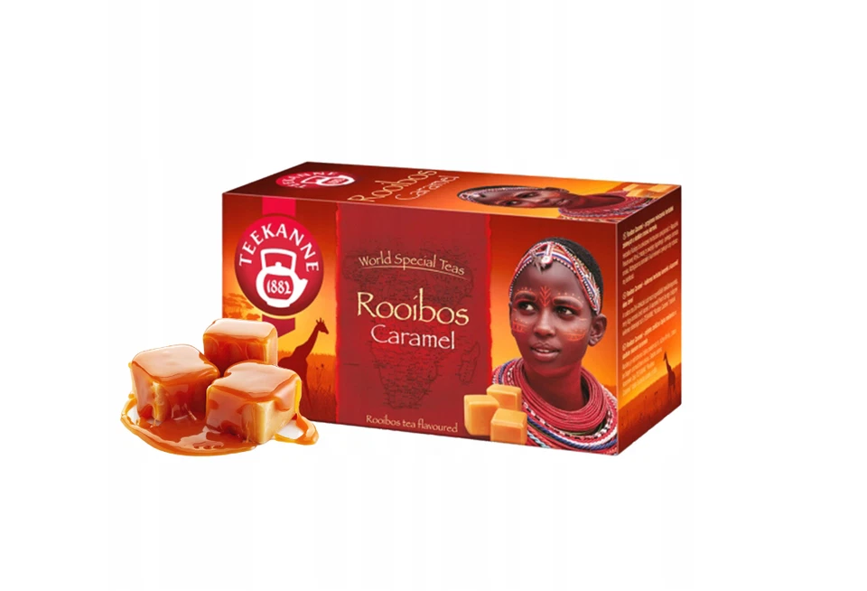 TEEKANNE - Rooibos Caramel - Rooibostee mit Karamell&Sahne - 6 x 20 Teebeutel - Bild 2 von 4