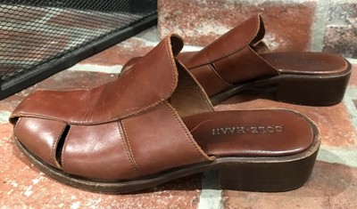 cole haan leather mules