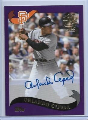 MLB ニックネームauto ORLANDO CEPEDA 2021 TOPPS ARCHIVES ORLANDO CEPEDA SIGNED AUTO #D/150 SAN