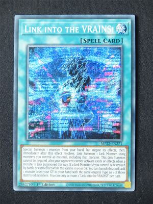 link into the vrains yugioh card Amazon.com: Yu-Gi-Oh! Link into The VRAINS! - MP22-EN271 - Prismatic Secret  Rare main image 0