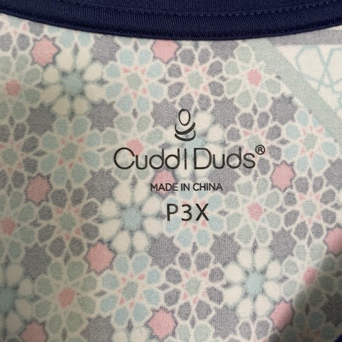 Cuddl Duds Sleep Wear Kaftan House Dress Flexwear 3XL P Bandana Patchwork Boho - Picture 11 of 15