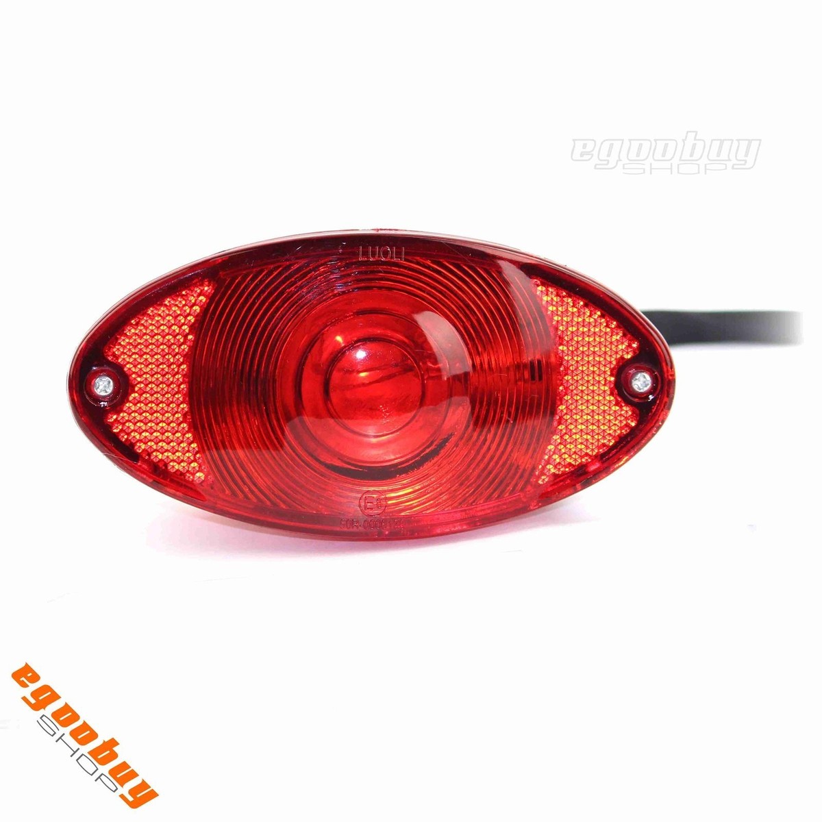 12V Cat Eye Style Taillight LED Brake Light For Harley Softail