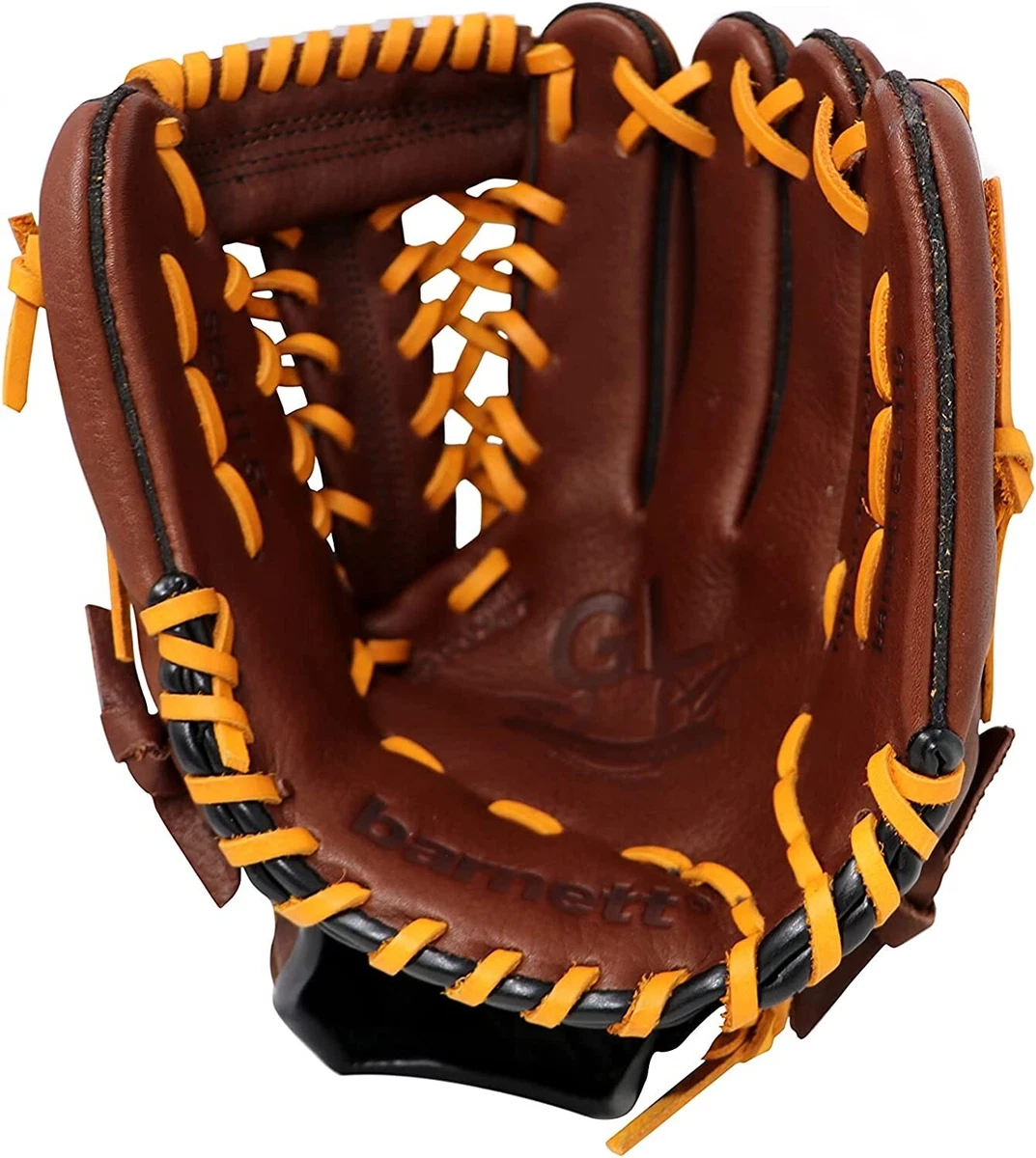 Barnett Gl 115 Right Baseball Gloves Brown Leather Infield outfield Size 11.5