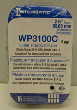 INTERMATIC WEATHERPROOF RECEPTACLE COVER NO: WP3100C 2-3/4" DEPTH LOTS OF 5