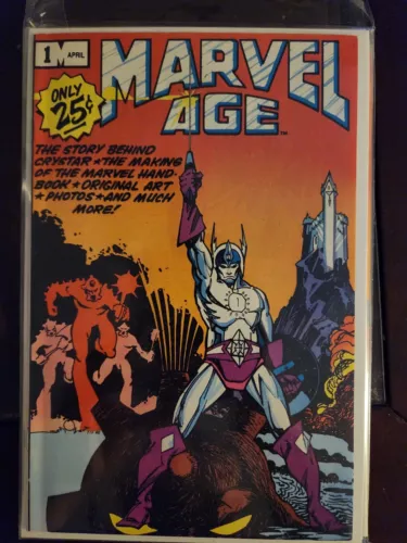 Marvel Age #1 1983 MARVEL COMIC BOOK 7.5 AVG V41-14