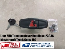 LEER 550 tonneau cover lock handle assembly ET 12 & #123936 OEM LEER HANDLE