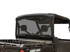 SuperATV Dark Tinted Heavy Duty Rear Windshield for Can-Am Defender