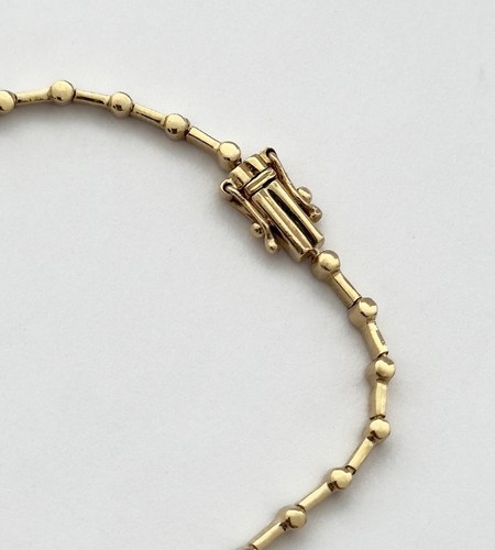 DIAMOND BRACELET 18K YELLOW GOLD, 0.87 CAR NATURAL VS DIAMONDS, RET USD $4,000+T - Picture 6 of 13