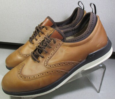 202026 MS50 MEN'S SHOES SIZE 10.5 M TAN LEATHER SNEAKER BY JOHNSTON & MUPRHY