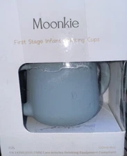 Moonkie Silicone Baby Sippy Cups | 3 Stages Training Cup Straw