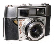 AGFA SELECTA PRONTOR-MATIC-P 35mm FILM CAMERA COLOR-APOTAR 2.8/45 LENS