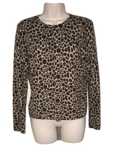 giraffe print cardigan