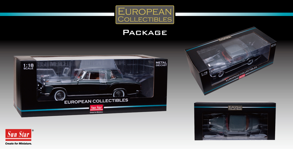 SUNSTAR 1/18 1958 メルセデスベンツ 220SE クーペ 1958 MERCEDES-BENZ