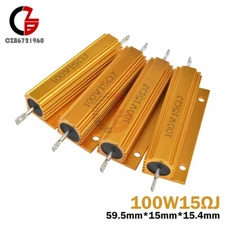 15Ω/100W-5% Ohm Watt Shell Power Aluminum Housed Case Wirewound Resistor