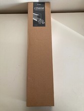 EVEO Cable Raceway 96'' J Channel-1 Pack Cord Cover 6 x 16" Black Brand New