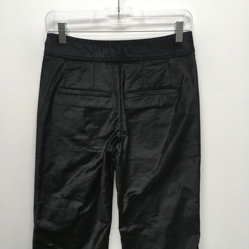 Free People Women Black Walk With You Stretch Velvet High Rise Flared Trousers 2 - Picture 10 of 15