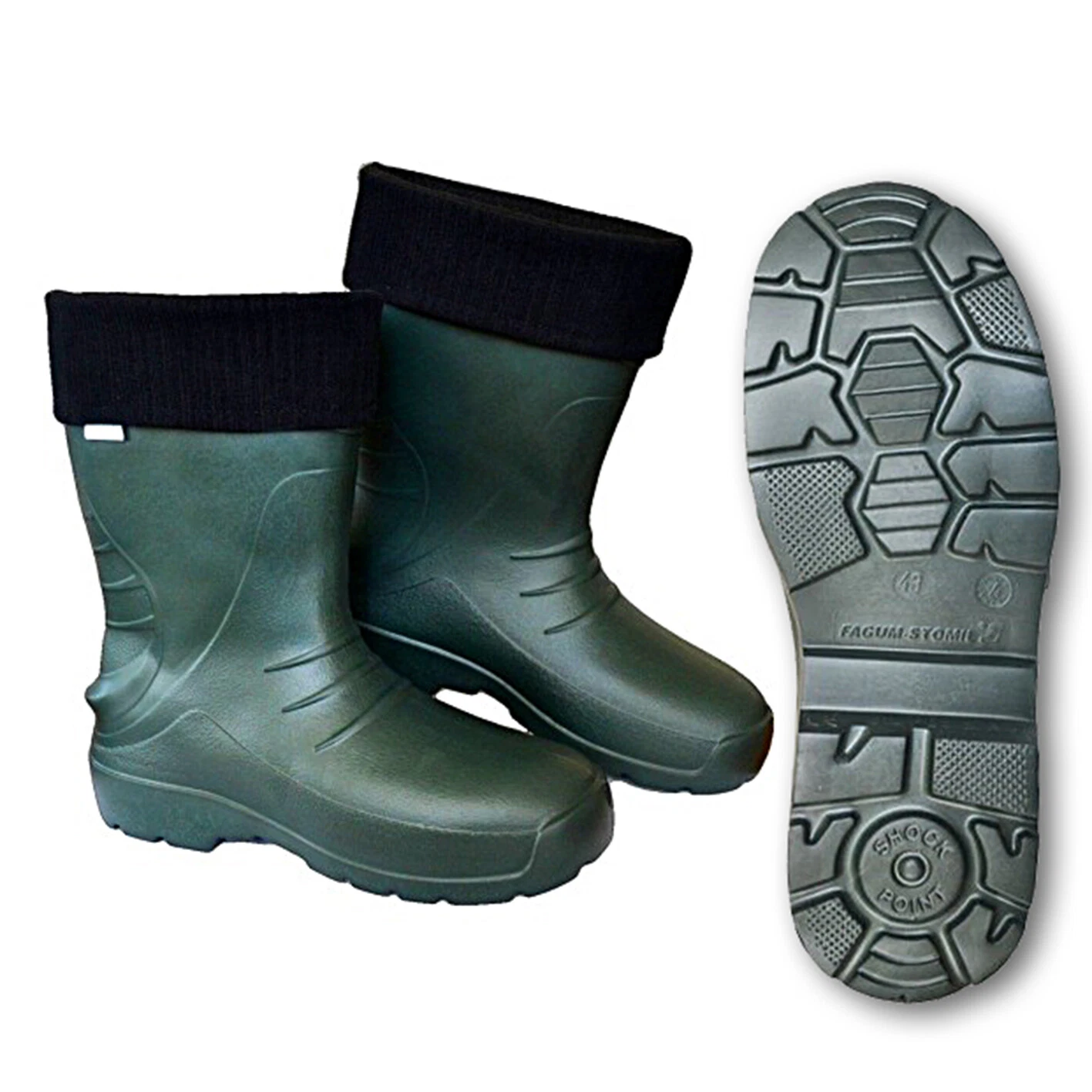 Wellies WELLINGTON RAIN BOOTS Hunting Voyager Thermal LIGHTWEIGHT EVA Frost -30C