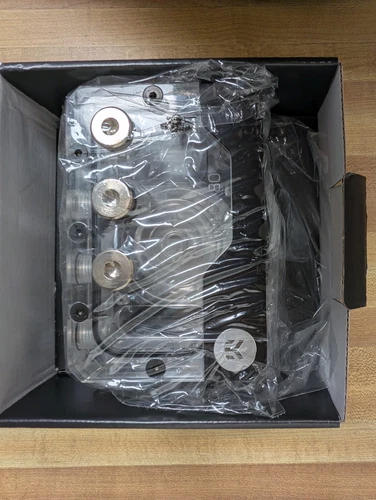 EK Water Blocks EK-Quantum Kinetic FLT 80 D-RGB - Plexi (reservoir only)