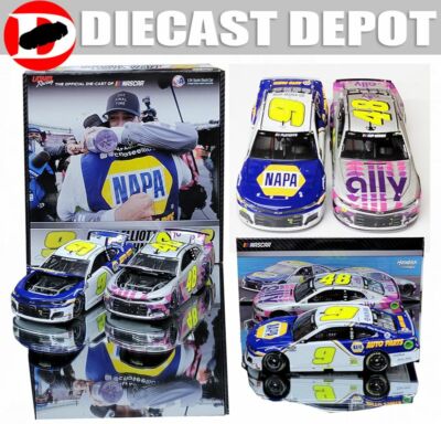 JIMMIE JOHNSON & CHASE ELLI 2020 PASSING THE TORCH 2-CAR PHOENIX RACE 1/24 ELITE