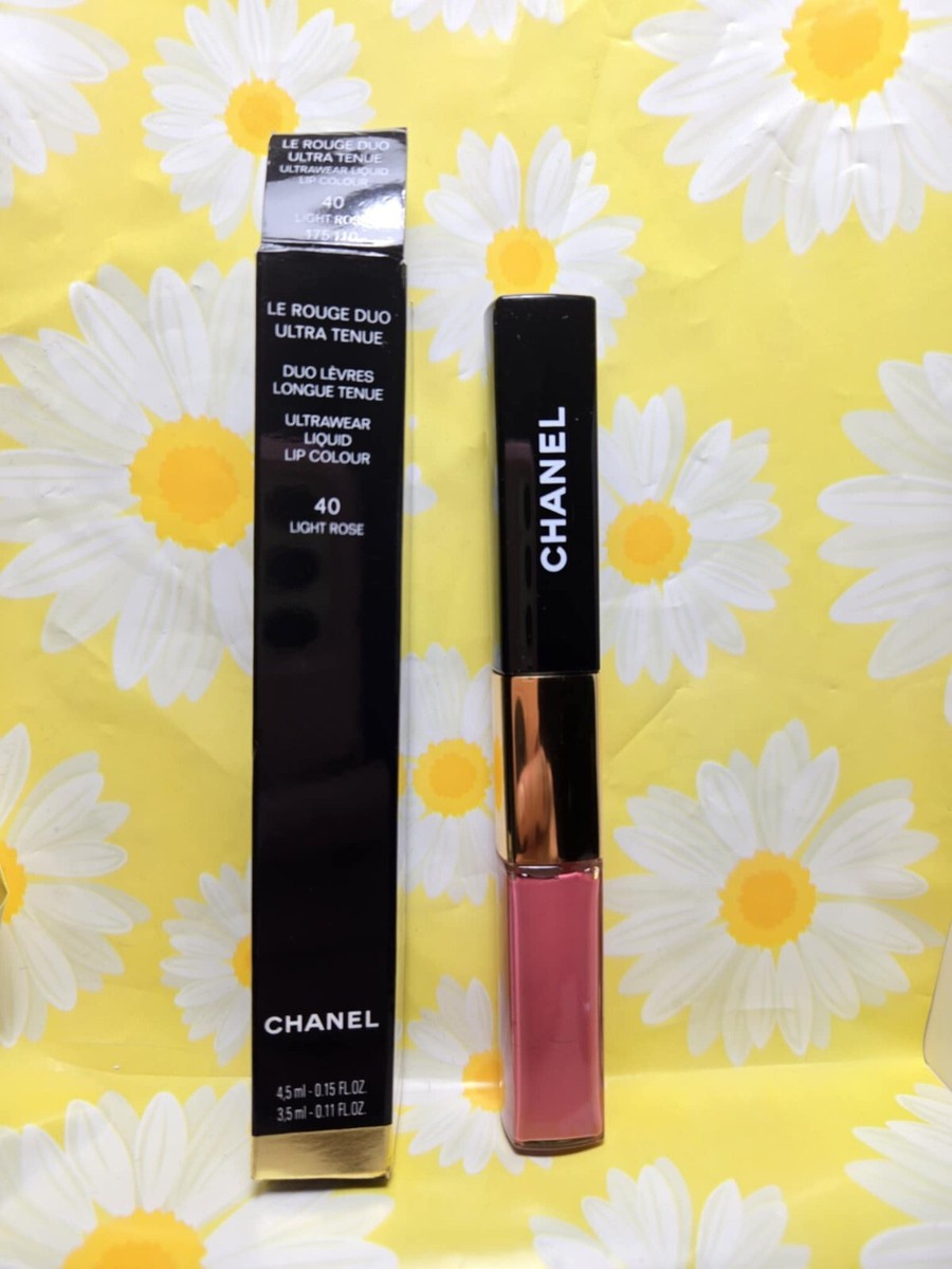 CHANEL リキッドリップスティック 40 LIGHT ROSE Amazon.com : LE ROUGE DUO ULTRA TENUE Ultra Wear Lip Colour