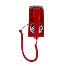 Vintage Wall Phone for Home, Corded Landline Wall Telephone, Retro House Work...