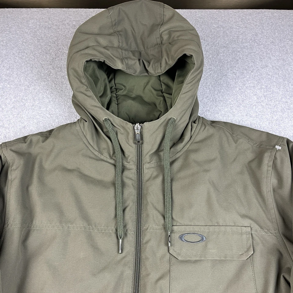 Oakley Mission Jacket Large Softshell Olive Green Gorpcore Snowboard Utility - Image 3 of 4