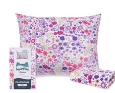 SquishPillow Standard Squish Pillowcase Floral Multi NEW