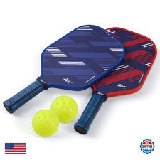 Reebok - Pickleball Set for 2, Graphite Control Paddles, Precision Engineered Pi