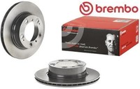 2X Bremsscheibe Brembo 09.D580.11 2 Bremsscheiben Hinterachse Hinten