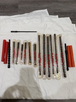 #ad #ad hilti drill bit set 15 piece different sizes $99.00