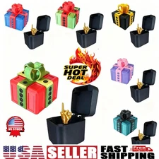 Surprise Prank Puzzle Gift Box – Funny Middle Finger Switch Prank Toy US