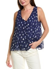 Nicole Miller Pintuck Tank Women's