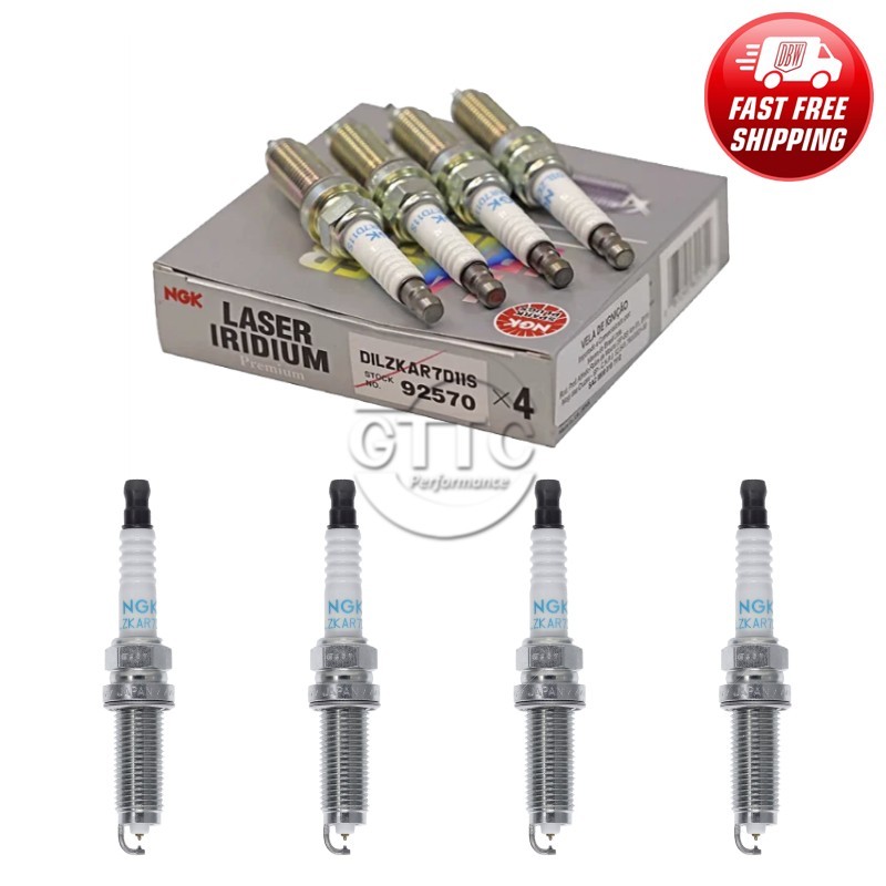 Genuine NGK Laser Iridium Spark Plugs 4PCS for 18-22 Honda Accord/CR-V FHEV L4
