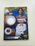 2025-26 Topps Holiday #PR-JW Jamir Watkins Player Relics Blue Glitter #/299