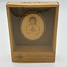 Willow Tree Keepsake A Tree A Prayer Ornament Metal Filigree Edge New In Box