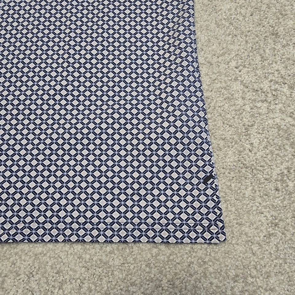 Camisas polo de manga corta Rhone para hombre púrpura rendimiento geométrico talla M golf 2024 Foto 3 de 4