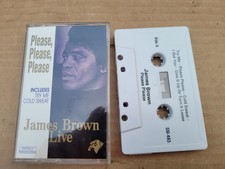 JAMES BROWN Live- PLEASE, PLEASE, PLEASE BLUES JOURNEY CASSETTE