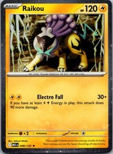 Raikou (Cosmos Holo) 048/132 Promo Carte e Prodotti Vari Pokemon NM
