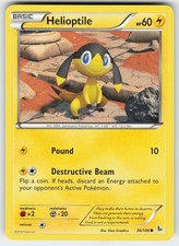 Helioptile 36/106 Common Flashfire Pokemon Lightly Played