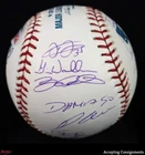 Frank Thomas, Paul Konerko Multi Signed Rawlings OMLB Baseball AUTO PSA COA