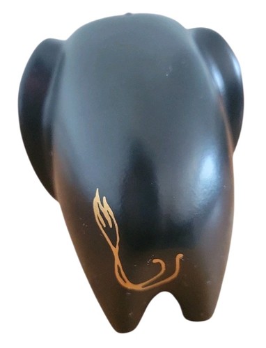 Lenox Kate Spade Black Elephant Pepper Shaker Ceramic Statue Sculpture Figurine - Picture 5 of 7