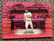 2025 Topps Stadium Club - Jackson Chourio #138 Pink Foil